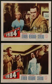 6z641 1984 6 LCs '56 Edmond O'Brien & Michael Redgrave in George Orwell classic story!