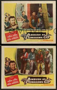 6z040 AMBUSH AT TOMAHAWK GAP 8 LCs '53 John Hodiak, John Derek, cool action western images!
