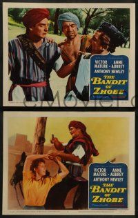 6z647 BANDIT OF ZHOBE 6 LCs '59 great images of Victor Mature, Anne Aubrey, Anthony Newley!