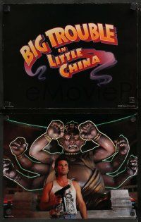 6z019 BIG TROUBLE IN LITTLE CHINA 9 LCs '86 Kurt Russel, Kim Cattrall, directed by John Carpenter!
