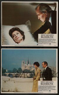 6z071 BLOODLINE 8 LCs '79 Audrey Hepburn, Ben Gazzara, James Mason, Romy Schneider, Omar Sharif!