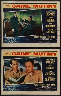 6z702 CAINE MUTINY 5 LCs '54 Humphrey Bogart, Van Johnson, Fred MacMurray, May Wynn!