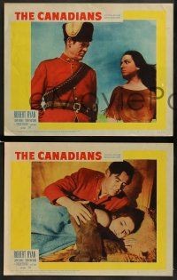 6z094 CANADIANS 8 LCs '61 great images of Robert Ryan & The Royal Mounted Police!