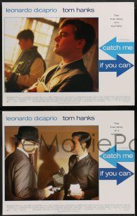 6z110 CATCH ME IF YOU CAN 8 LCs '02 Leonardo DiCaprio, Tom Hanks, Steven Spielberg!