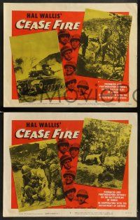 6z112 CEASE FIRE 8 3D LCs '53 Korean War movie in cooperation with Department of Defense!