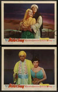 6z161 DESERT SONG 8 LCs '53 great images of sexy Kathryn Grayson, Raymond Massey!