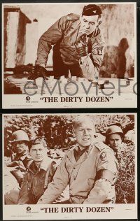 6z171 DIRTY DOZEN 8 int'l LCs R75 Charles Bronson, Jim Brown, Lee Marvin, Aldrich WWII classic!