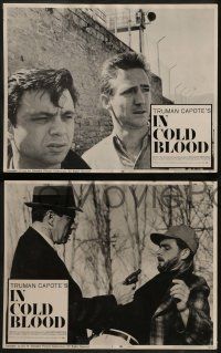 6z274 IN COLD BLOOD 8 LCs '68 Richard Brooks directed, Robert Blake, Scott Wilson, Truman Capote!