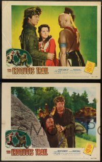 6z717 IROQUOIS TRAIL 5 LCs '50 cool images of George Montgomery & Native Americans!