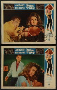 6z680 KITTEN WITH A WHIP 6 LCs '64 cool images of sexy bad Ann-Margret & John Forsythe!