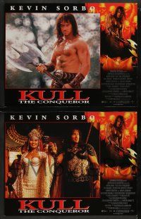 6z302 KULL THE CONQUEROR 8 LCs '97 Kevin Sorbo, Tia Carrere, Thomas Ian Griffith, Litefoot!