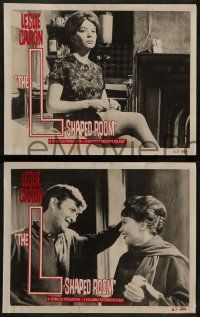 6z797 L-SHAPED ROOM 4 LCs '63 sexy Leslie Caron, directed by Bryan Forbes!