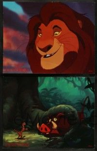 6z794 LION KING 4 LCs '94 classic Disney cartoon set in Africa, great images!
