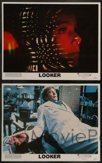 6z317 LOOKER 8 LCs '81 Michael Crichton, Albert Finney, James Coburn, plastic surgery sci-fi horror