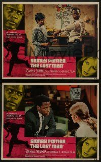 6z319 LOST MAN 8 LCs '69 Sidney Poitier crowded a lifetime into 37 suspenseful hours!