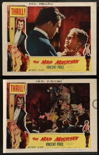 6z868 MAD MAGICIAN 3 2D LCs '54 Vincent Price is a crazy magician who performs dangerous tricks!