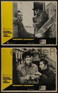 6z333 MIDNIGHT COWBOY 8 LCs '69 Dustin Hoffman, Jon Voight, Vaccaro, John Schlesinger classic!