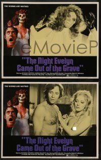 6z344 NIGHT EVELYN CAME OUT OF THE GRAVE 8 LCs '72 Miraglia's La Notte che Evelyn Usci Dalla Tomba!