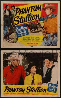 6z358 PHANTOM STALLION 8 LCs '54 Arizona Cowboy Rex Allen, Slim Pickens, western action!