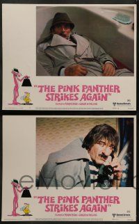 6z362 PINK PANTHER STRIKES AGAIN 8 LCs '76 Peter Sellers as Inspector Clouseau, Blake Edwards