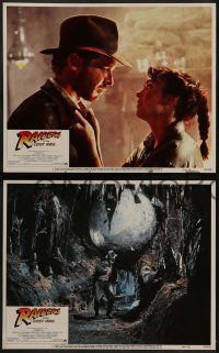 6z812 RAIDERS OF THE LOST ARK 4 LCs '81 Harrison Ford, George Lucas & Steven Spielberg