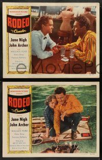 6z888 RODEO 3 LCs '52 lowdown on Daredevil Kings & Queens of the Rodeo Rings, Jane Nigh!