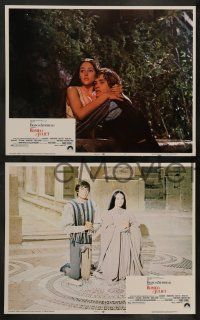6z411 ROMEO & JULIET 8 LCs '69 Franco Zeffirelli's version of Shakespeare's play, 1 card from R76!