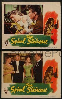 6z824 SPIRAL STAIRCASE 4 LCs '46 Dorothy McGuire, Kent Smith, Brent, Fleming, Robert Siodmak!