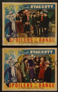 6z632 SPOILERS OF THE RANGE 7 LCs '39 Charles Starrett, Iris Meredith, action, adventure, thrills