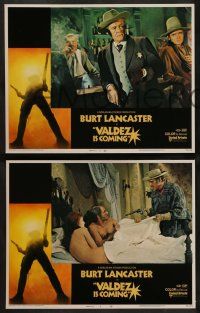 6z531 VALDEZ IS COMING 8 LCs '71 Burt Lancaster, written by Elmore Leonard, cool gunslinger images!