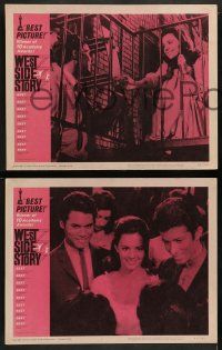 6z904 WEST SIDE STORY 3 LCs R62 Academy Award winning classic musical, Natalie Wood, Beymer!