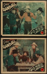 6z840 WILD HORSE CANYON 4 LCs '38 great images of western cowboy Jack Randall, Dennis Moore!