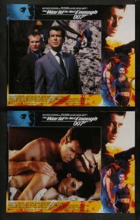 6z008 WORLD IS NOT ENOUGH 12 LCs '99 Pierce Brosnan as James Bond, Denise Richards, Sophie Marceau!
