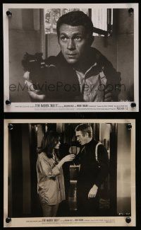 7a967 BULLITT 2 8x10 stills '68 c/u of Steve McQueen, & w/sad Jacqueline Bisset in hallway!