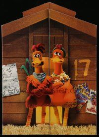 7a459 CHICKEN RUN presskit '00 Peter Lord & Nick Park claymation, cool die-cut cover!