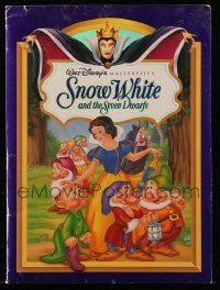 7a491 SNOW WHITE & THE SEVEN DWARFS video presskit R94 Disney animated fantasy classic!