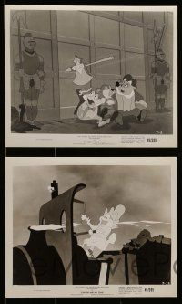 7a850 ADVENTURES OF ICHABOD & MISTER TOAD 6 8x10 stills '49 Disney cartoon version of Sleepy Hollow