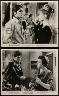 7a747 ANY NUMBER CAN WIN 10 8x10 stills '63 Melodie en sous-sol, Jean Gabin, Alain Delon, Verneuil!