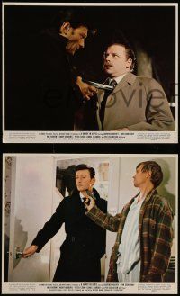 7a567 DANDY IN ASPIC 3 8x10 mini LCs '68 Laurence Harvey & Anthony Mann, spy thriller!