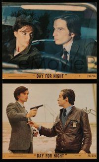 7a552 DAY FOR NIGHT 5 8x10 mini LCs '73 Francois Truffaut's La Nuit Americaine, Jacqueline Bisset!