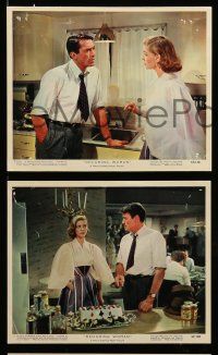 7a533 DESIGNING WOMAN 7 color 8x10 stills '57 Gregory Peck & sexy Lauren Bacall, Vincente Minnelli!