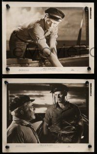 7a764 DOWN TO THE SEA IN SHIPS 9 8x10 stills '49 Richard Widmark, Lionel Barrymore & Stockwell!