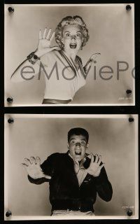 7a925 IT CAME FROM OUTER SPACE 4 8x10 stills '53 wonderful images of Barbara Rush & 3 men terrified!