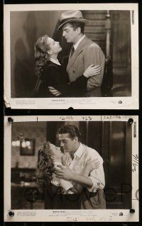 7a769 KISS OF DEATH 9 8x10 stills '47 Victor Mature, Brian Donlevy, Coleen Gray, film noir classic
