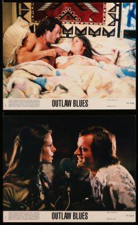 7a524 OUTLAW BLUES 8 8x10 mini LCs '77 great images of crook Peter Fonda & sexy Susan Saint James!