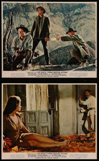 7a566 PROFESSIONALS 4 color 8x10 stills '66 western cowboys Burt Lancaster, Lee Marvin & top cast!