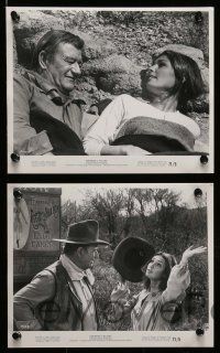 7a819 RIO LOBO 8 8x10 stills '71 great images of cowboy John Wayne, directed by Howard Hawks!