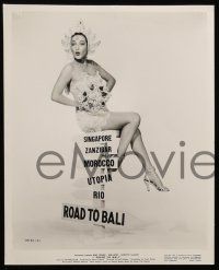7a697 ROAD TO BALI 13 8x10 stills '52 Bing Crosby, Bob Hope & sexy Dorothy Lamour in Indonesia!
