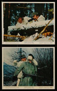 7a784 WHERE EAGLES DARE 9 color 8x10 stills '68 Clint Eastwood, Richard Burton, Mary Ure, WWII!