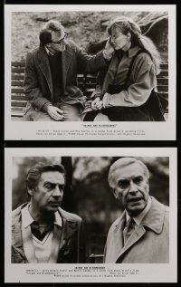 7a213 CRIMES & MISDEMEANORS presskit w/ 10 stills '89 Woody Allen directs & stars with Landau!